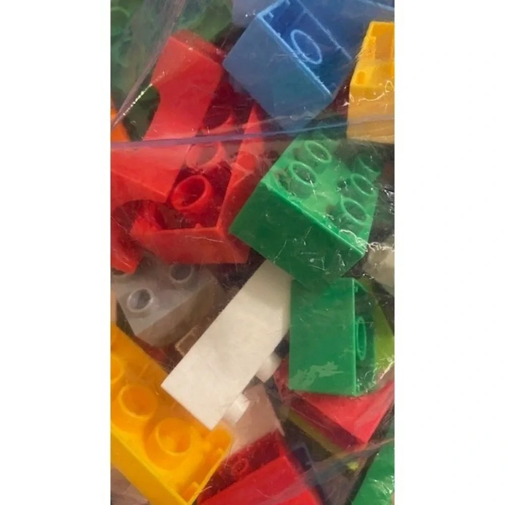 Slide Funny Blocks Marble Run Building Bricks Set with Baseplates Bulk Lot